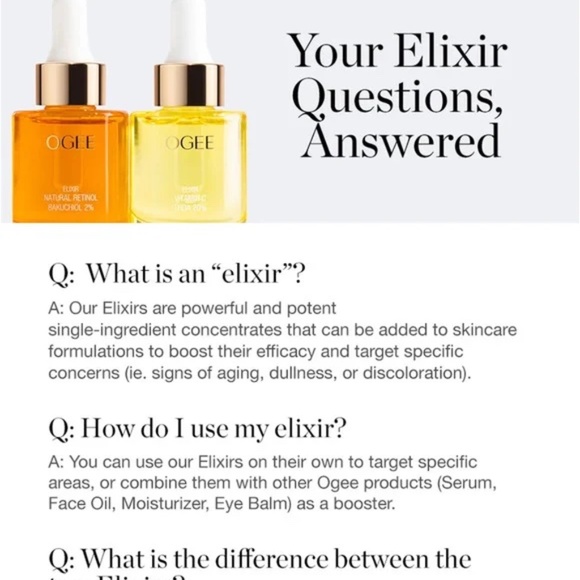 OGEE Vitamin C THDA 20% Elixir 15ml New Unused Boxed - Picture 8 of 9